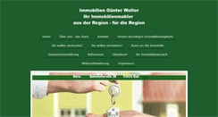 Desktop Screenshot of immobilien-guenterwolter.de