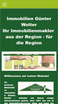 Mobile Screenshot of immobilien-guenterwolter.de